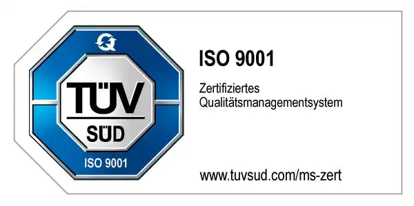 TUEV Siegel ISO 9001